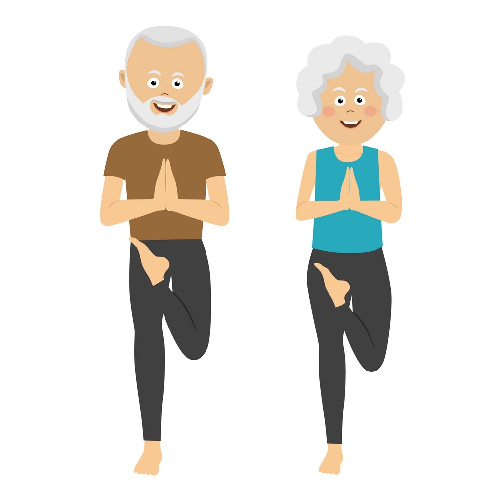 5 ejercicios para mantener tono, fuerza, y equilibrio en el adulto mayor.